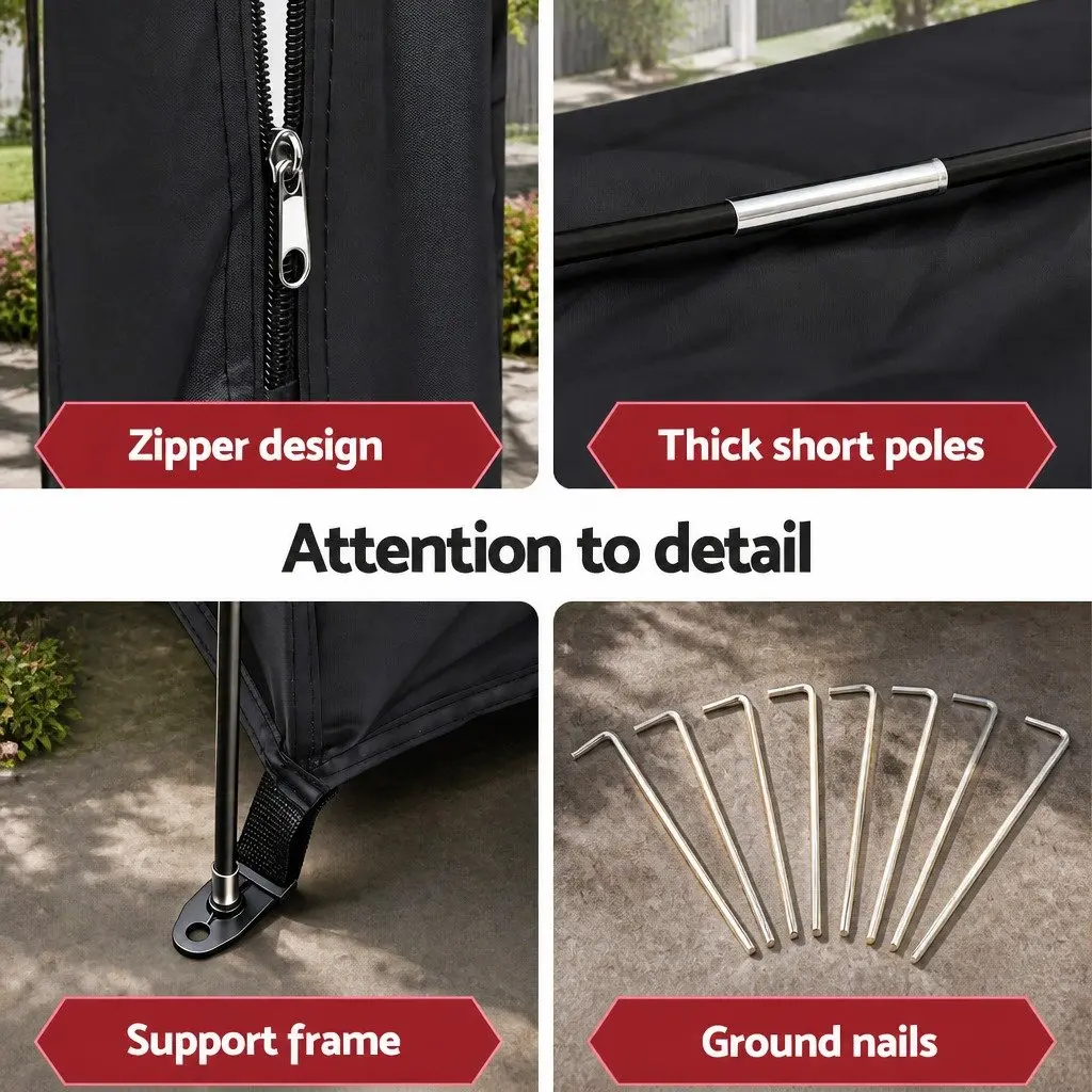 Bike Storage Tent Waterproof Outdoor UV Protection Shelter Large Space