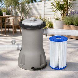 Efficient Above-Ground Pool Filter Pump with 800GPH Capacity