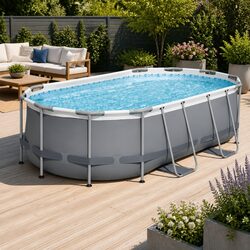 Make Summer Fun with This Above Ground Pool Setup