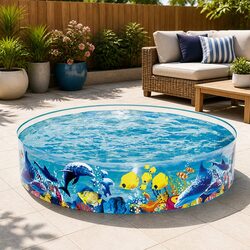 Your Child's Fun Oasis: 183cm Round Swimming Pool