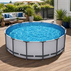 Your New Round Above Ground Pool 427x427x122cm Awaits