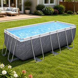 Your Perfect Above Ground Pool 412x201x122cm Setup