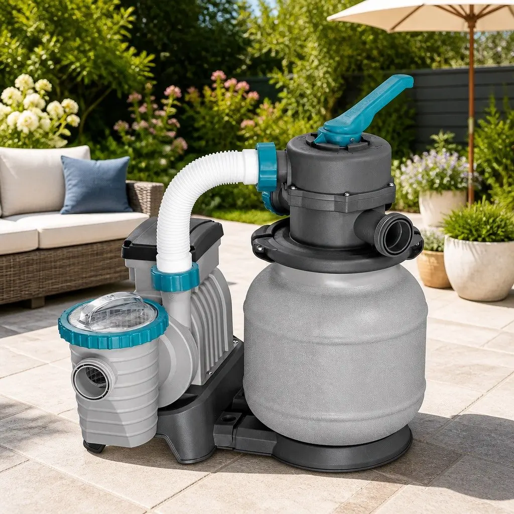 Pool Sand Filter Pump 1500GPH 5678L/H Above Ground Swimming Pool Filtration