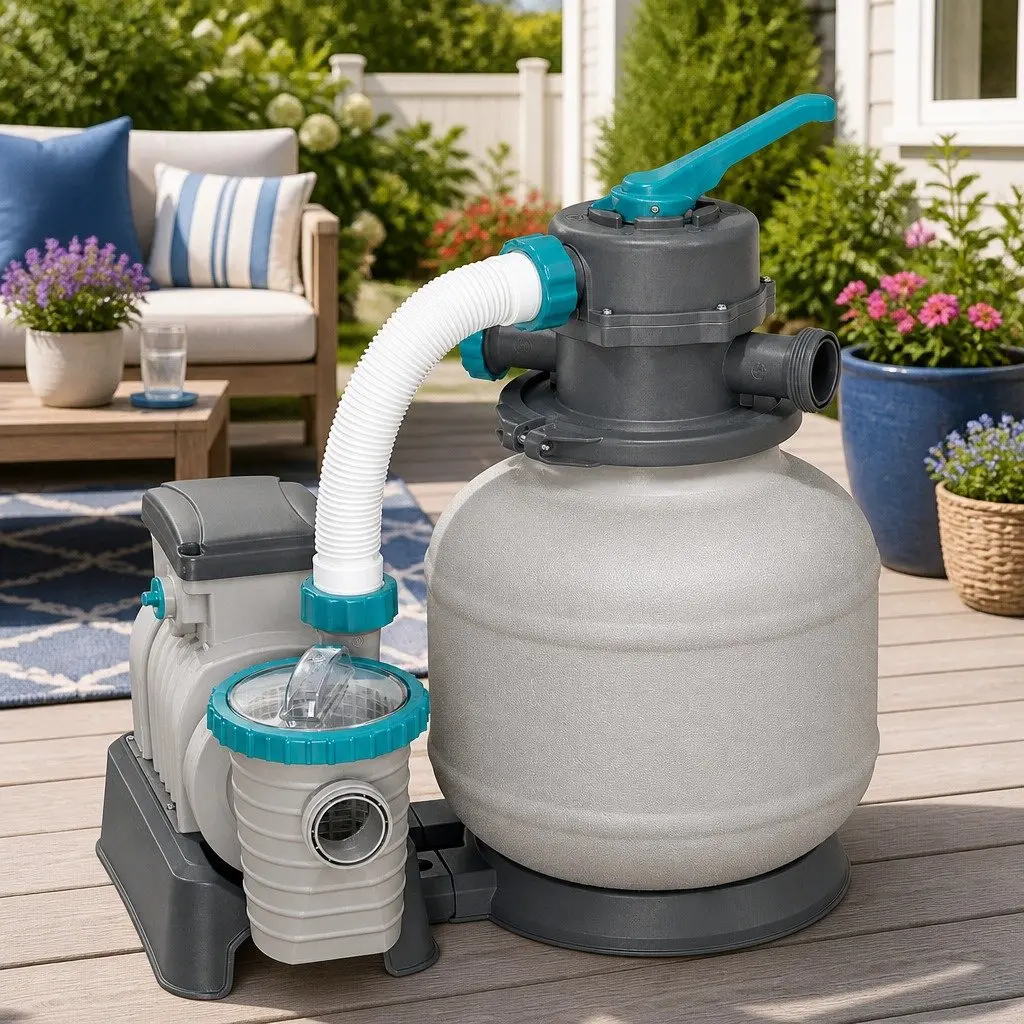 Sand Filter Pump Corrosion-Proof 2200GPH for Above Ground Pools