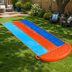 Inflatable Water Slide 4.88m for Kids, Three Lanes