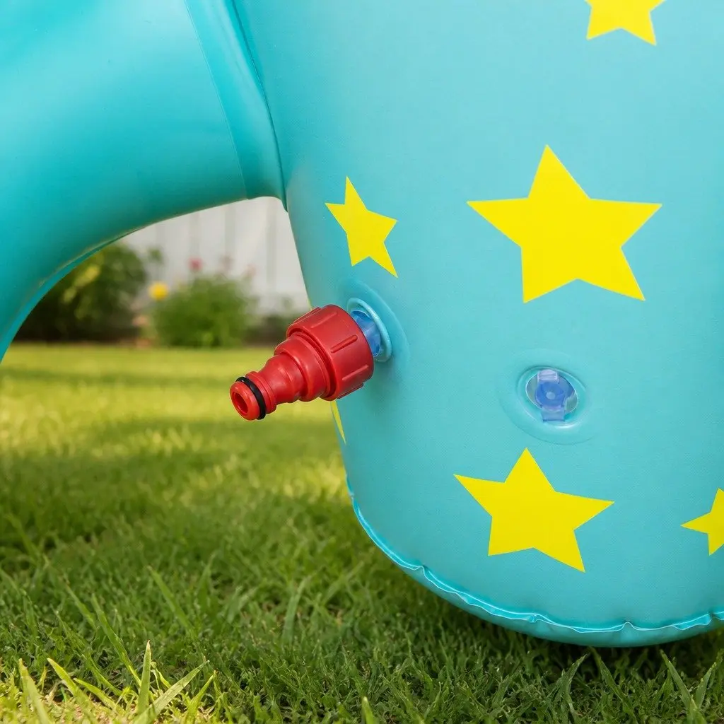 Kids Space Themed Water Sprinkler Outdoor Garden Backyard Toy Summer Play