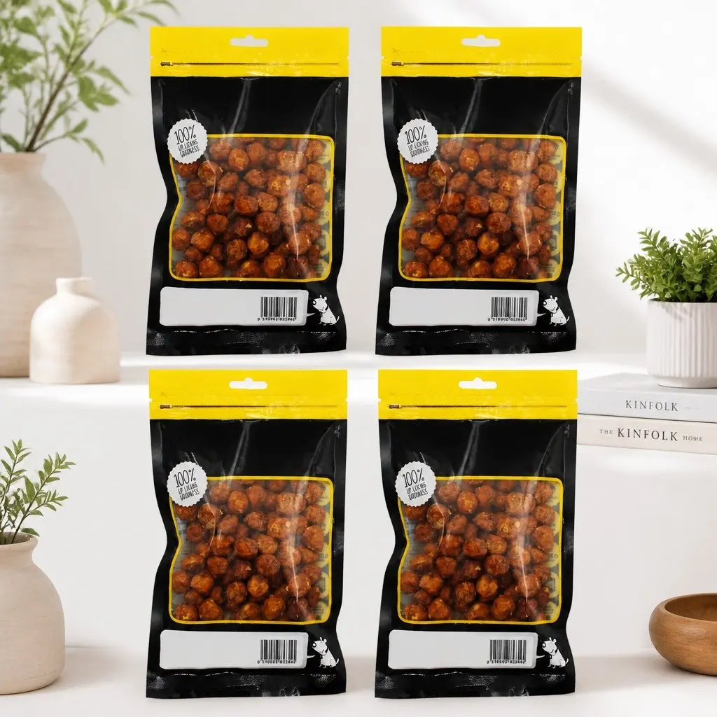 Chicken Meat Balls Dog Treats 180g x 4pk Soft Chewy Training Snacks