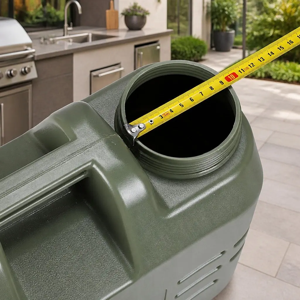 12L Water Container Adjustable Faucet Green Camping Hiking Outdoor Storage Tank