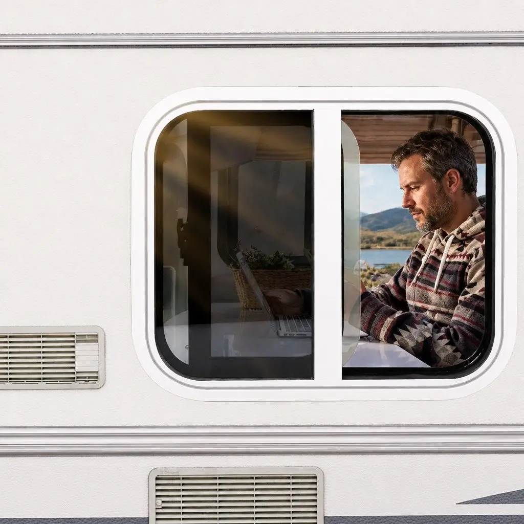 Caravan Sliding Window for Fresh Air