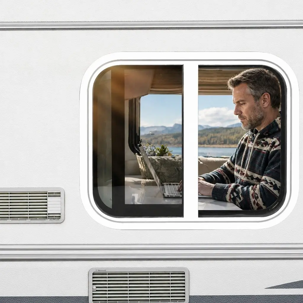 Caravan Sliding Window for Fresh Air