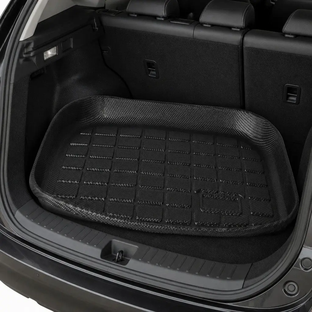 Car Floor Mats Custom-fit TPE Mat for Tesla Model Y Front Rear Boot Toolbox Liner Set