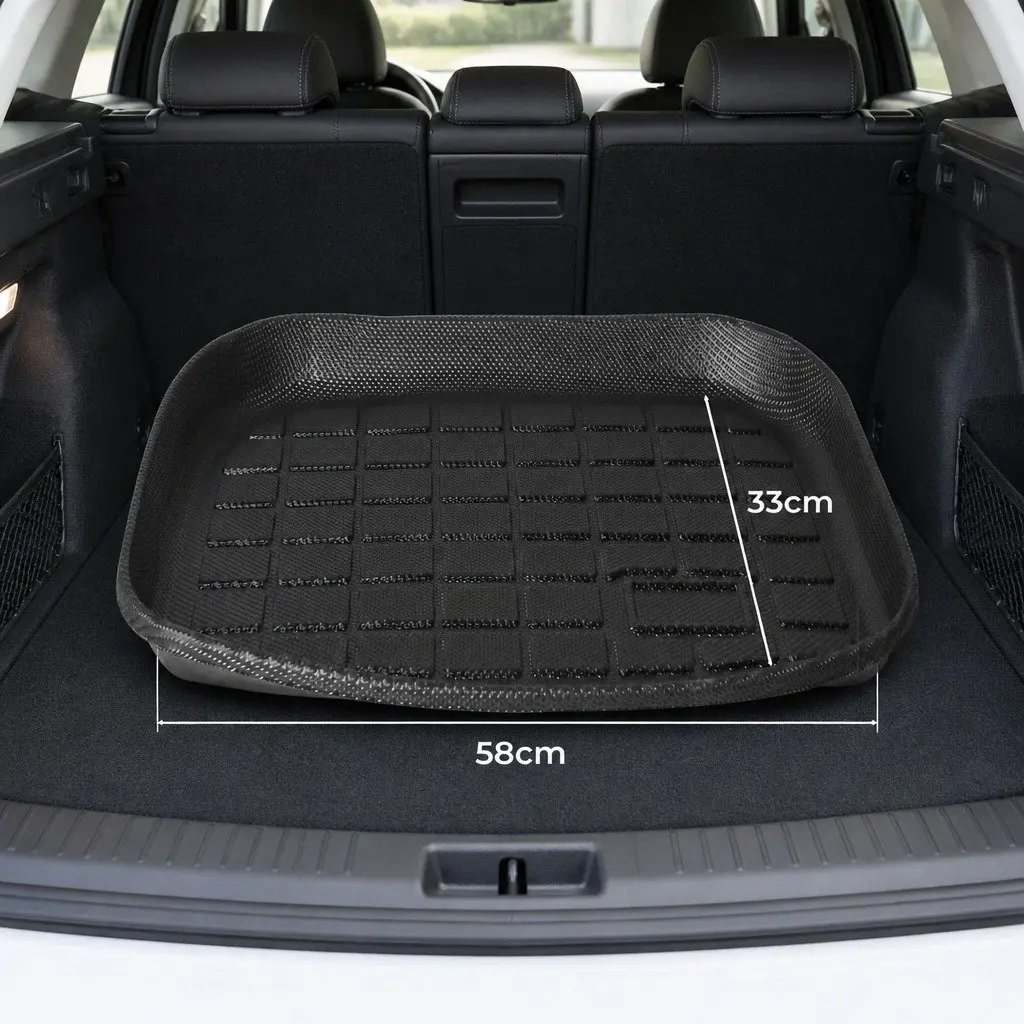 Car Floor Mats Custom-fit TPE Mat for Tesla Model Y Front Rear Boot Toolbox Liner Set