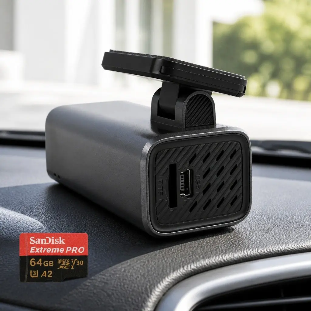 4K WiFi Dash Camera Voice Control Night Vision 170 Degree Lens