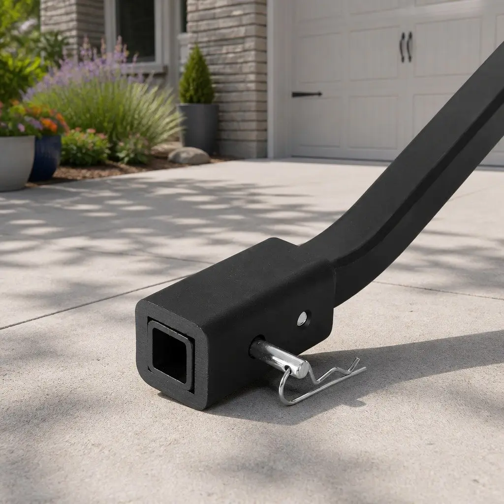 Bicycle Bike Carrier Rack Hitch Mount Foldable Black Steel