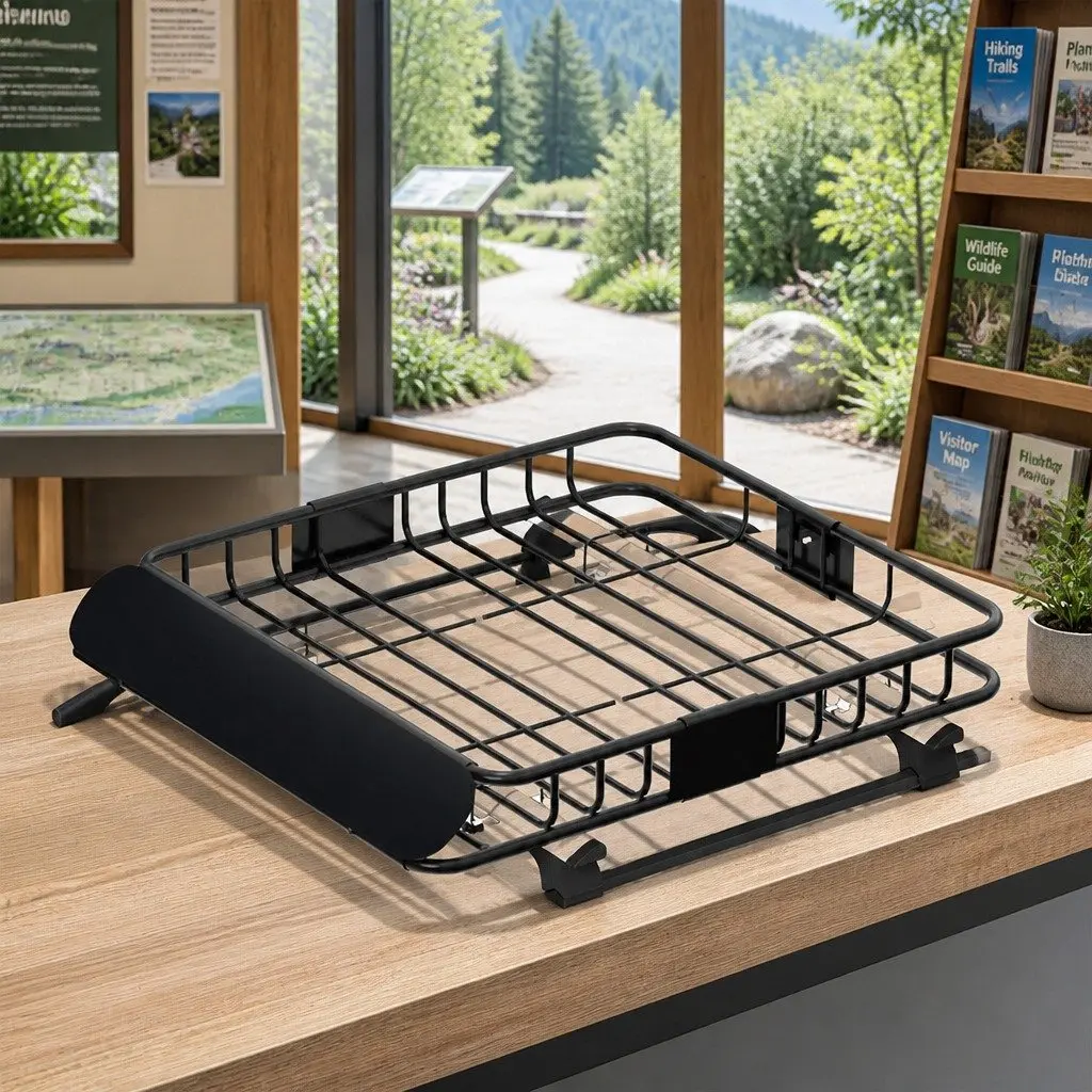 Roof Rack Basket for Increased Vehicle Space
