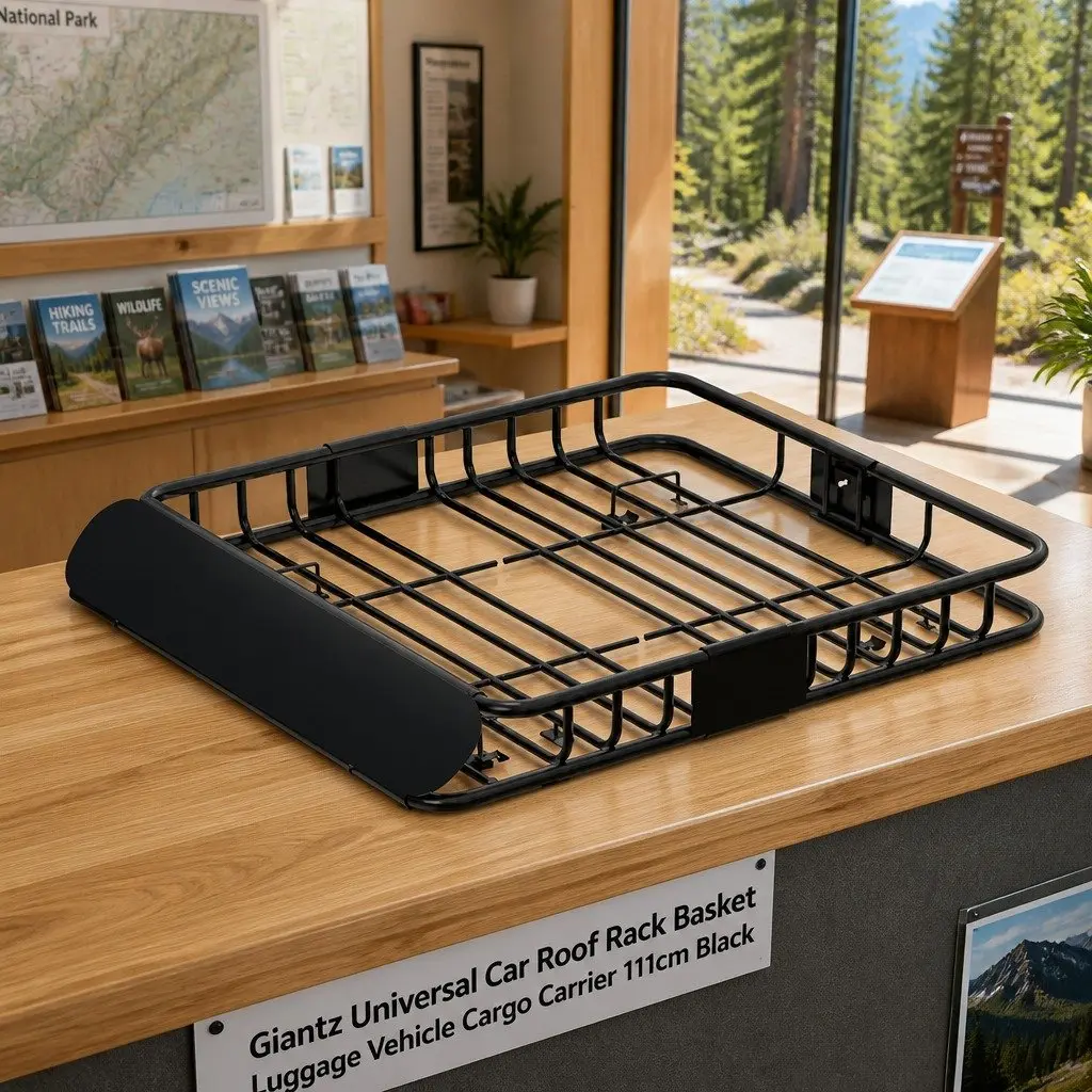 Roof Rack Basket for Increased Vehicle Space