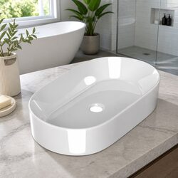 Your Perfect Round Bathroom Sink - Modern Ceramic Style 52x31cm