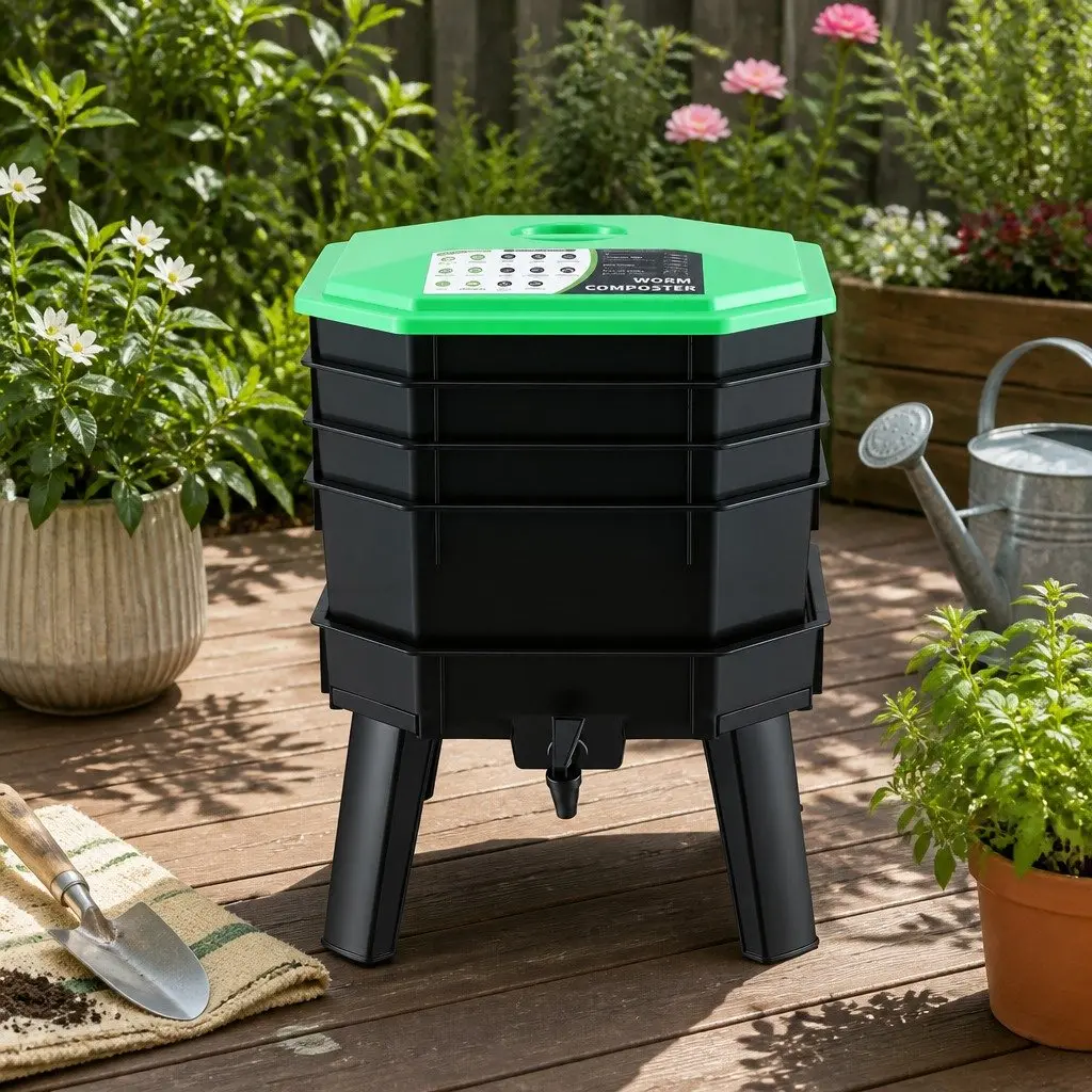 4-Tray Worm Bin