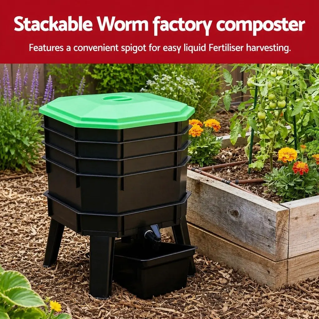 4-Tray Worm Bin