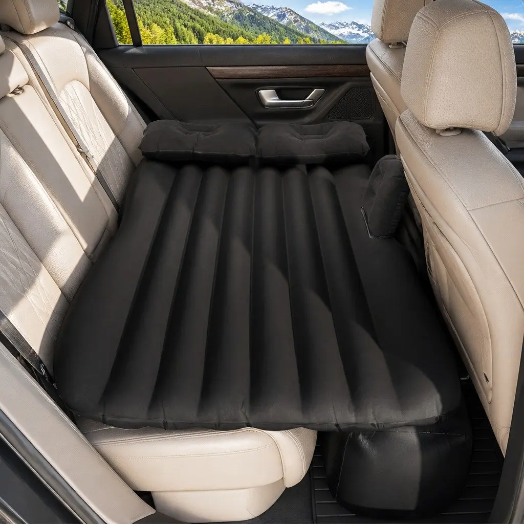 Car Mattress Inflatable SUV Back Seat Camping Bed Portable Travel Sleep Pad