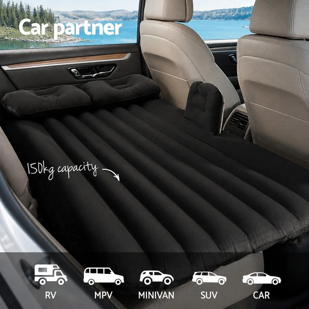 Car Mattress Inflatable SUV Back Seat Camping Bed Portable Travel Sleep Pad