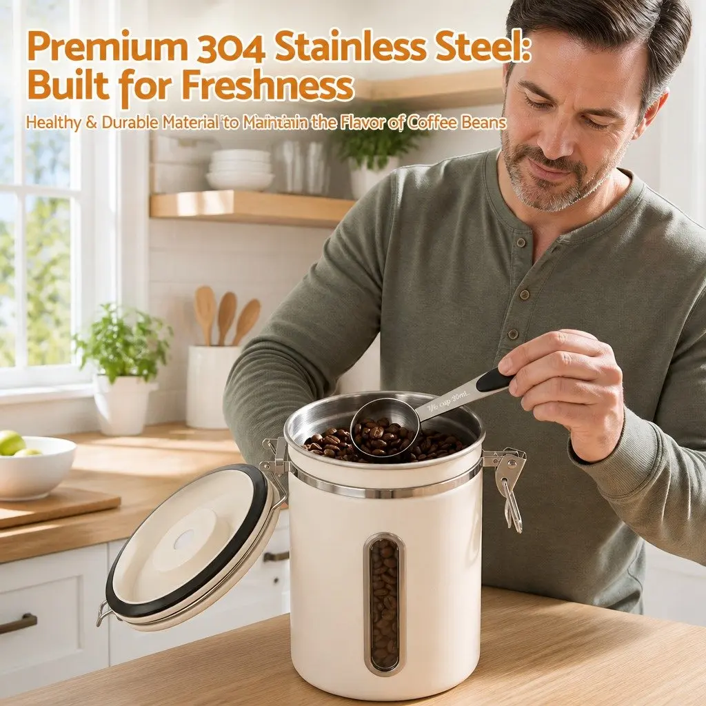 1.8L Canister for Coffee and More