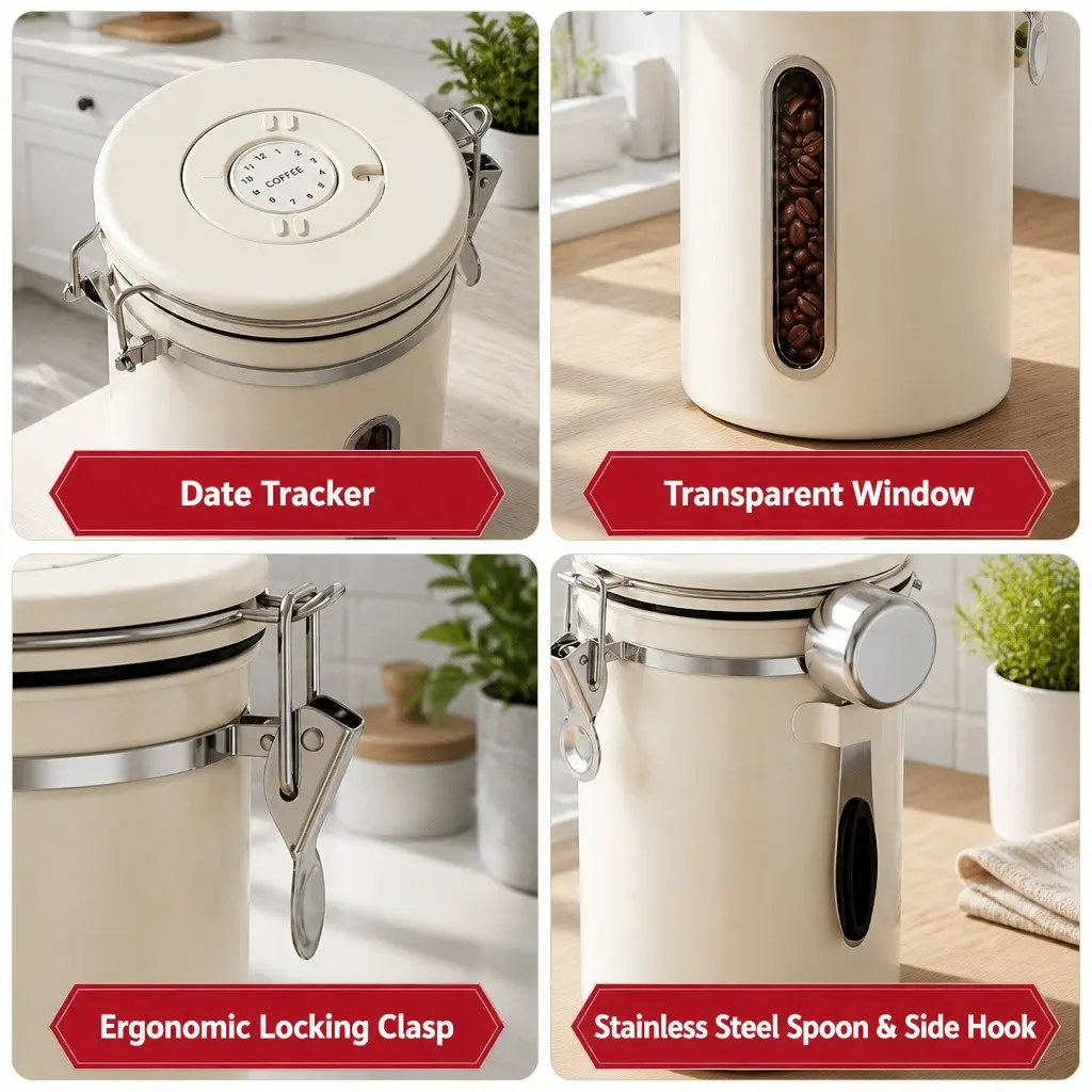 1.8L Canister for Coffee and More