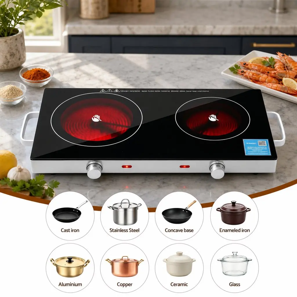 Portable Dual Burner Cooktop