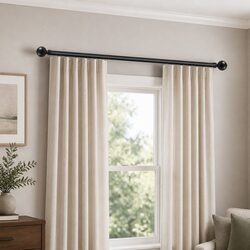 Friendly Steel Curtain Rods with Quiet Operation