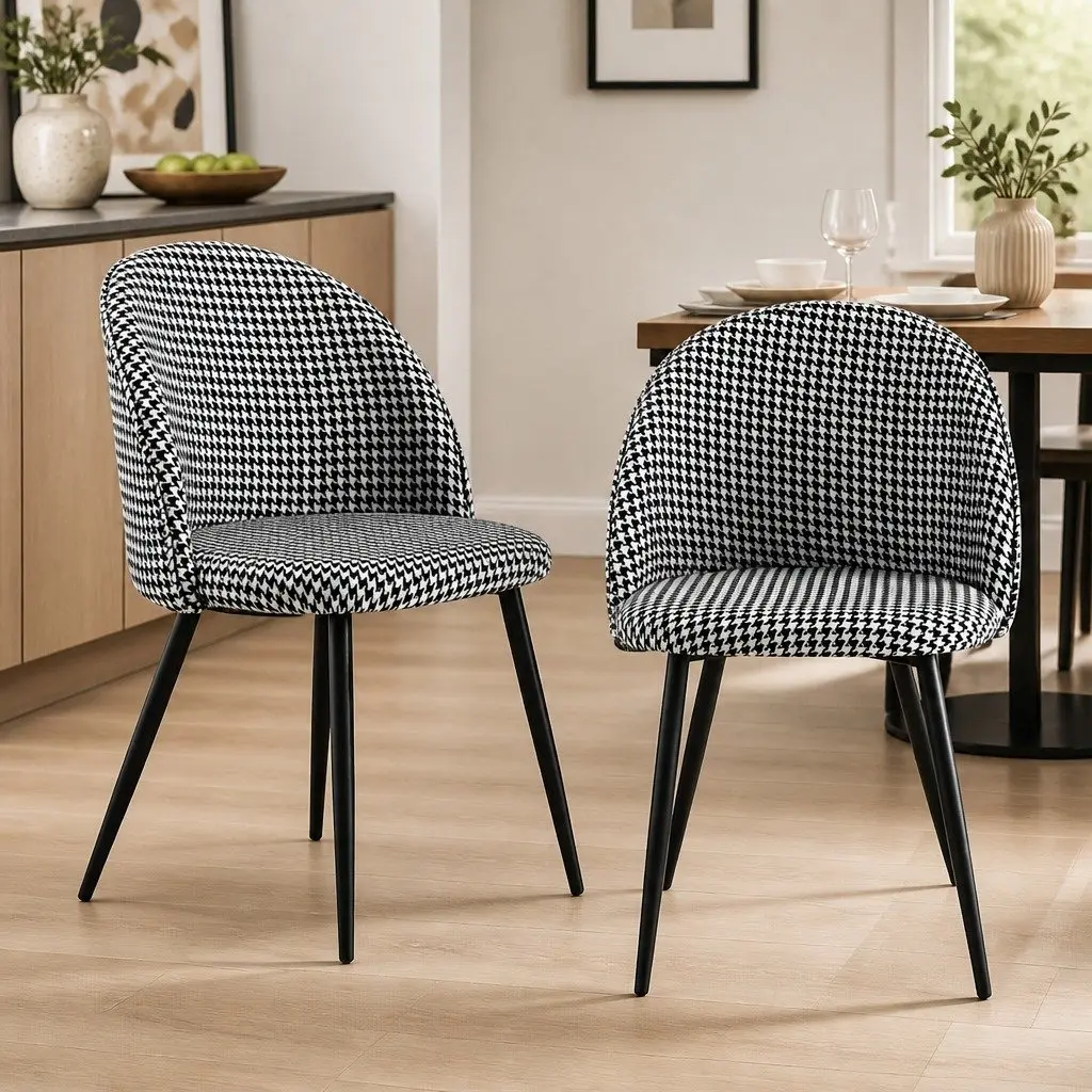 Houndstooth Chairs