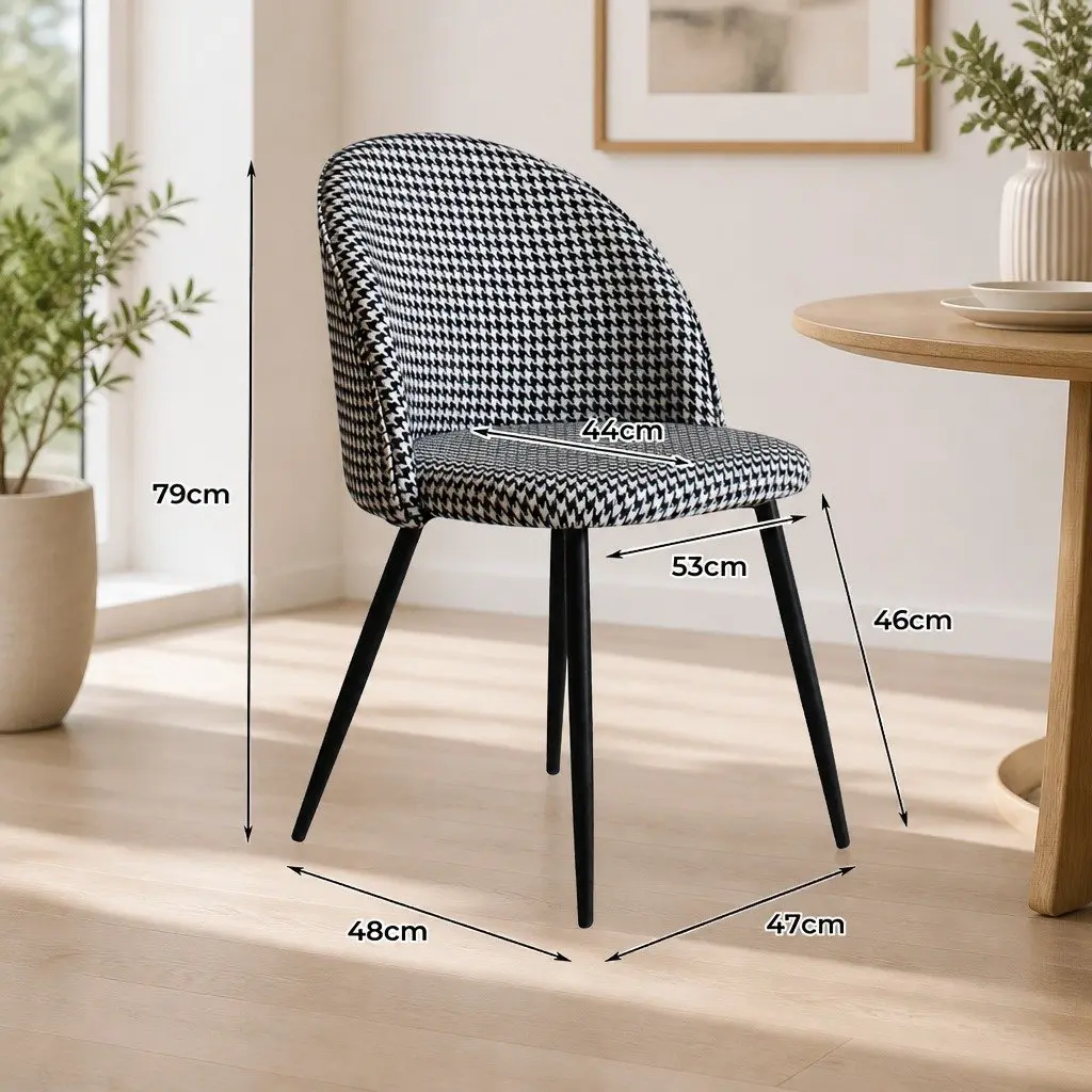 Houndstooth Chairs