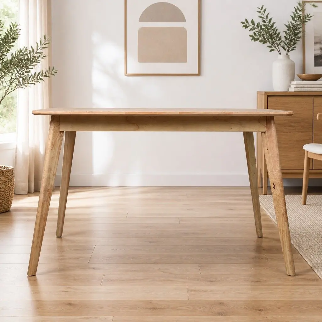 Solid Wood Dining Table for Gatherings