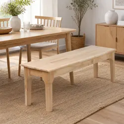 Your New Favorite Oak Dining Bench