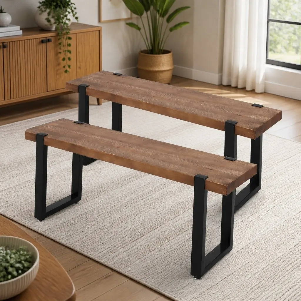 140cm Wooden Dining Bench