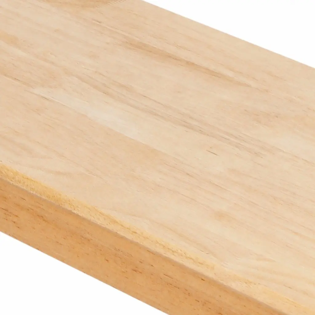 Wooden Dining Bench Natural Rubberwood Frame 120cm