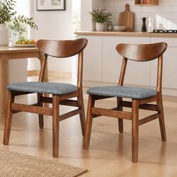 You’ll Love These Brown Wooden Dining Chairs - 2 Pack