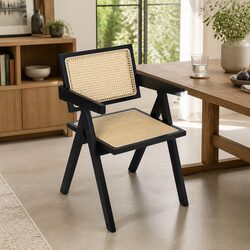 Welcoming Rattan Dining Chair with Comfort and Style