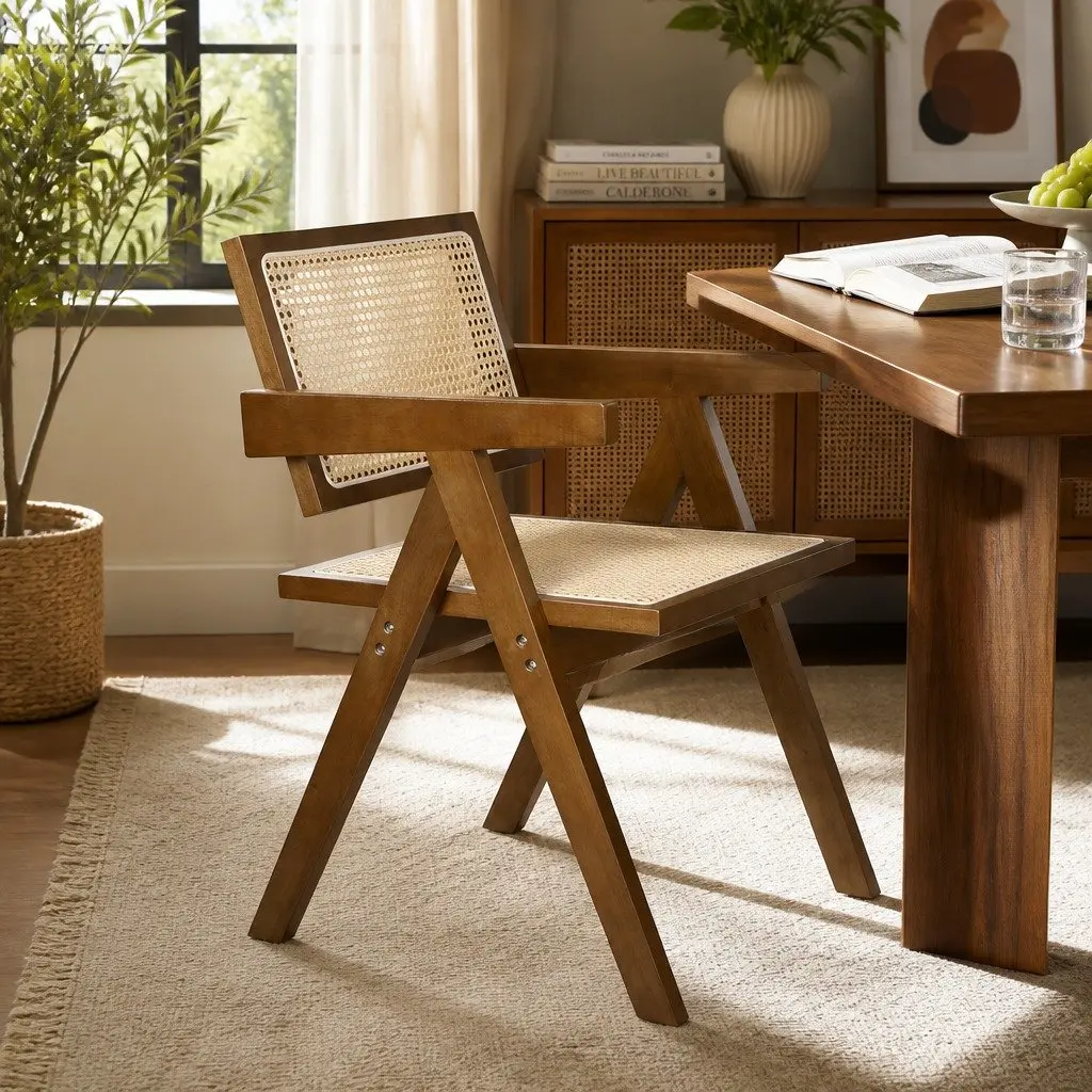 Wicker Armchair for Dining