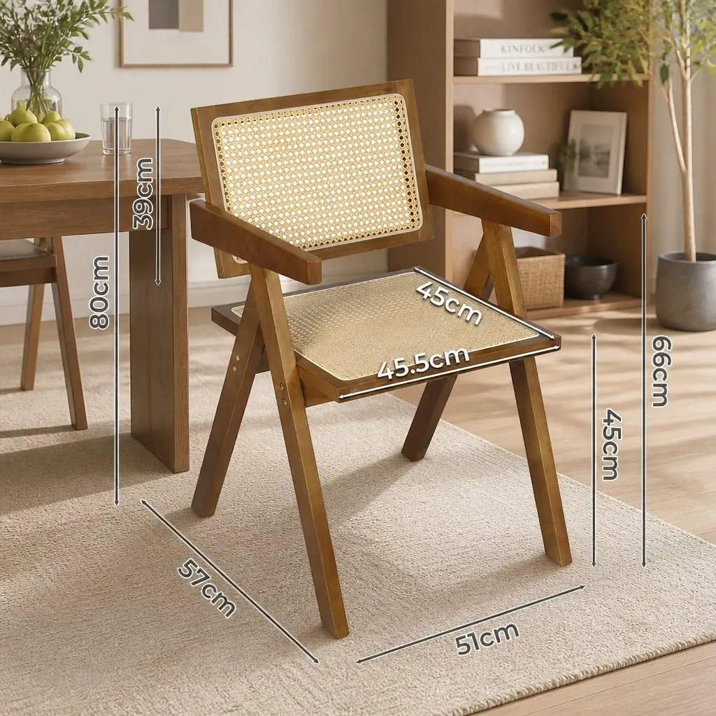 Wicker Armchair for Dining