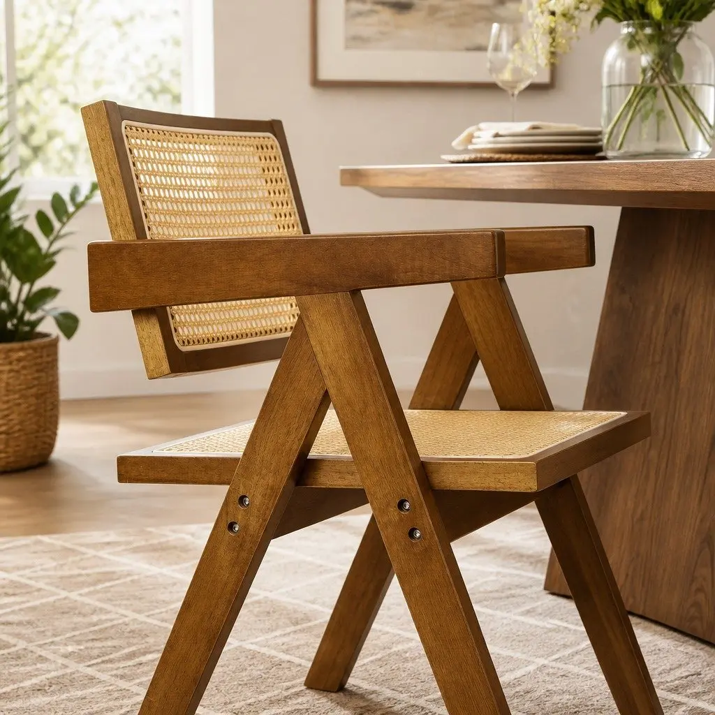 Wicker Armchair for Dining
