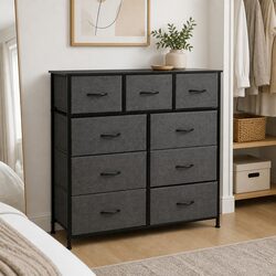 Chest of Drawers Storage Cabinet 9 Drawer Bedroom Dresser Organiser Unit Tower