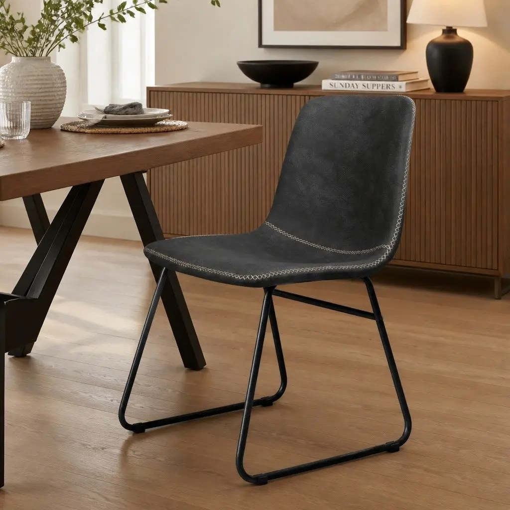 Set of 4 Retro Dining Chairs