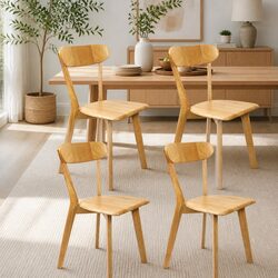 Chic and Comfortable: 4 Wooden Dining Chairs for You