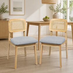 Your Perfect Dining Chairs: Set of 2 Rattan Style