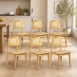 Your Perfect Set of 6 Dining Chairs in Rattan
