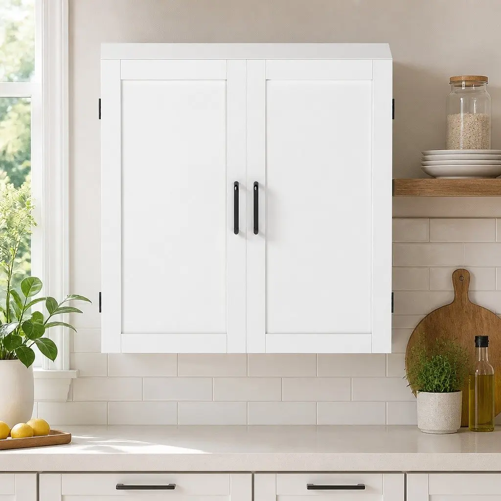 Wall-Mounted Kitchen Storage Cabinet