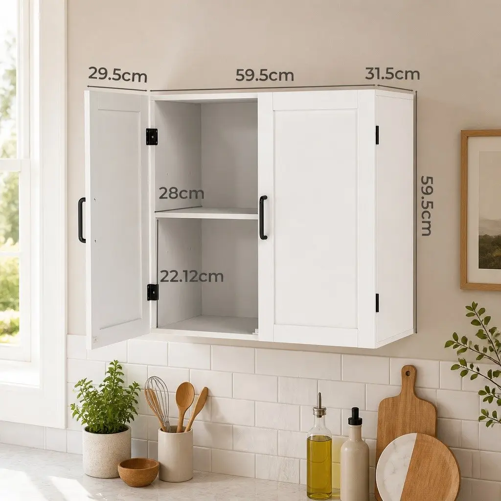 Wall-Mounted Kitchen Storage Cabinet