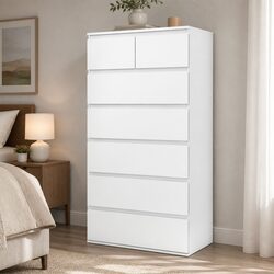 Friendly 7 Drawer Tall Storage Cabinet for Your Home