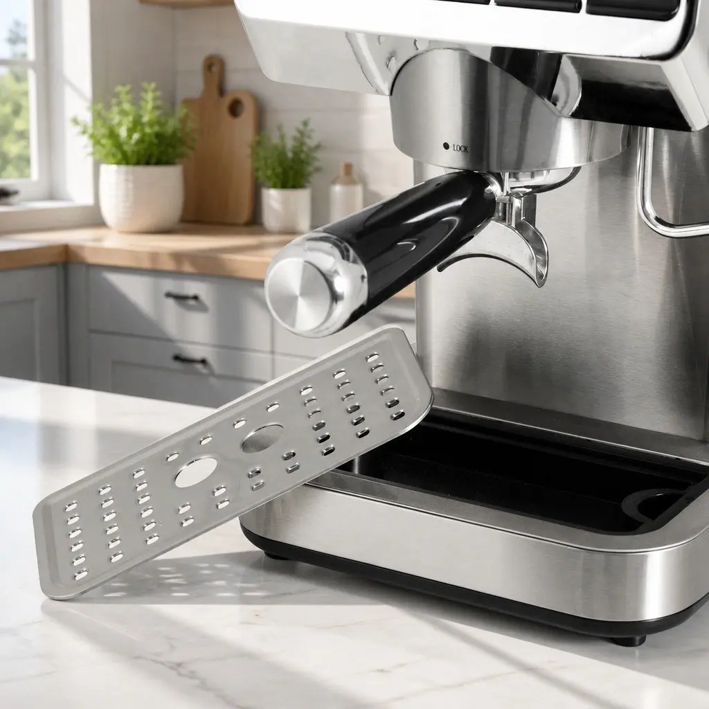 Espresso Coffee Machine 20 Bar Pressure Instant Heat Milk Frothing Compact Size