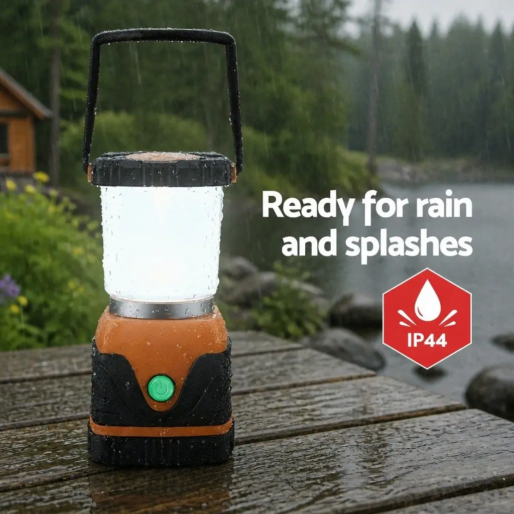 LED Camping Lanterns 2-Pack 1000LM Bright Portable Emergency Tent Lights Outdoor